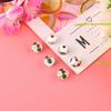 Cuentas redondas de cloisonné, hechas a mano, para pulseras, bricolaje, con agujero recto, cuentas redondas, material con retención de color, accesorios para ropa y teléfono móvil.