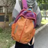 Mochila de estilo japonés de moda, de alto valor, con bloques de color fresco, para estudiantes mujeres, ligera, para deportes al aire libre, de gran capacidad