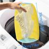 Bolsa Gruesa para Lavar Zapatos Perezosos de Amazon, Material de Chenilla Antideformación, Bolsa de Malla que Conserva el Color con Cremallera, Herramienta Mágica para Lavar Zapatos