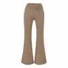 Pantalones Acampanados Sexys Estilo Puro Deseo Otoño Invierno Cintura Alta Deportivos Casuales para Mujer Versátiles Ajustados Yoga Running Pantalones Largos