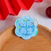 Pingente Chaveiro de Acrílico para Ensino Médio e Vestibular, Acessório DIY com Texto Inspirador para o Sucesso