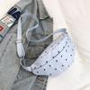 Diseño de Lunares de Moda Gran Capacidad Simple Casual Estilo Japonés Lazo Moda Viajero Cruzado Bolso de Hombro para Mujer