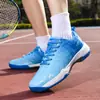 Zapatos de Tenis Profesionales Zapatos Ligeros de Bádminton Unisex Transpirables Zapatos Deportivos de Competición y Entrenamiento Profesional Zapatos para Correr