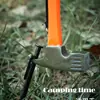 Martillo Multifuncional para Tienda de Campaña al Aire Libre Accesorios para Clavijas de Suelo Levantador de Clavos Martillo para el Hogar Acero de Alto Carbono Martillo de Seguridad para Toldo de Camping