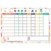 Crescimento Infantil Autodisciplina Tabela Desenho Animado Parede de Prêmios Adesivos Força Magnética Removível Não Bate na Parede Alunos do Ensino Fundamental Registro de Tempo em Casa