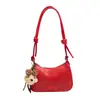 Bolso de axila tejido de patrón retro de nicho para mujer, moda popular otoño 2026, bolso de hombro cruzado de gran capacidad