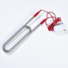 Tubo de calentamiento sumergible de acero inoxidable, forma de U simple, forma de U doble, tubo de calentamiento completamente sellado, impermeable, alta potencia, tubo de calentamiento eléctrico de cobre rojo