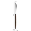 Cuchillo y Tenedor Cuchara de Acero Inoxidable con Mango de Madera Imitación al por Mayor Vajilla para Comida Portuguesa Occidental Vajilla con Grano de Madera Vajilla con Mango de Clip Vajilla Japonesa