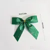 Nuevo Adorno Colgante de Lazo con Lentejuelas de Estrella de Cinco Puntas Decoración de Árbol de Navidad Adorno Colgante Lazo Adorno Colgante de Puerta con Lazo Decoración de Lazo
