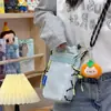 Bolso Cruzado de Verano con Bloques de Color, Estilo Japonés, de Nicho, Funcional, para Niñas, Adecuado para Compras, Actividades al Aire Libre y Llevar Botellas de Agua, Bolso de Hombro