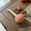 Martelo de Saúde de Artemísia em Formato de Caqui para Massagem Meridianal de Corpo Inteiro, Conjunto de Caixa de Presente Martelo de Moxabustão para o Dia do Professor