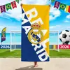 Toalla de Playa Copa Mundial 2026, Usa, Canadá y México Equipo de Fútbol Microfibra Secado Rápido Absorbente Toalla de Baño, Toalla Deportiva