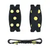Crampones de Hielo de Silicona de 5 Puntas para Niños, Cubrezapatos Antideslizantes para Escalada en Hielo y Nieve, Garras de Nieve para Montañismo, Crampones de Hielo Simples de 5 Dientes