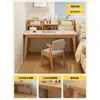 Mesa com Estante Integrada Mesa de Estudo Doméstico para Estudantes Mesa de Escritório Simples Novo Modelo 2026 Mesa de Computador de Parede para Quarto