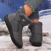 Botas de Algodón Cálido de Invierno del Noreste para Mujer, Caña Alta con Cremallera Lateral, Transfronterizo TEMU, Botas de Nieve Ligeras Amortiguadoras, Zapatos de Algodón para Mujer