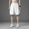 Shorts esportivos masculinos de seda gelada com fita, calças casuais de verão para homens, calças de malha, calças de moletom da moda de alta qualidade