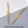 Collar Cadena Colgante Zakiram de Diamante Incrustado en Oro Antiguo Aretes con Borla Pulsera Cuentas Sueltas DIY Accesorios Colgante