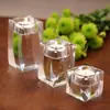 Castiçal de Cristal Romântico Estilo Europeu Enfeites Atacado Jantar à Luz de Velas Restaurante Ocidental Decorações Criativas de Casamento