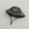 Sombrero de Bebé Estilo Coreano con Ala Ancha, Nuevo Modelo Primavera y Otoño, Lindo Sombrero de Pescador de Pana con Oso, Sombrero de Sol para Bebés y Niños Pequeños