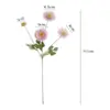 Crisantemo artificial de 4 cabezas jardín Margarita decoración del hogar floral flor artificial crisantemo flor artificial accesorios para exteriores venta al por mayor