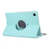 Funda Protectora para Samsung Tablet A9 Plus de 11 pulgadas A9+ Funda Giratoria con Patrón de Lichi A9 Funda de Cuero Anticaídas