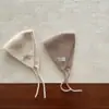 Orejeras de lana tejida de color liso, nuevas y cálidas, para niños y niñas coreanos, orejeras para bebé