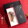 Set de regalo de peine de cuerno, peine de boda, regalo para damas, antiestático, se puede grabar, adecuado para regalar, banquete de maestros, regalo de alta gama