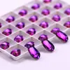 Fundo Plano Forma Especial Costurado à Mão Vidro Dupla Furo Gota d'Água Diamante Fivela Plana DIY Strass de Cristal Acessórios para Joias Materiais para Roupas de Dança