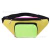 Bolsas de Cintura Esportivas Novas no Atacado para Homens e Mulheres, Bolsas Transversais de Ombro Único Color Blocking Modernas Estilo Coreano, Bolsas de Peito em Tecido Oxford para Esportes ao Ar Livre