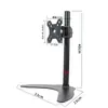 Soporte Elevador Giratorio para Monitor de Computadora Universal de 17-32 Pulgadas, Estante Giratorio, Base de Pantalla Única sin Taladro