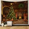 Tapiz Transfronterizo Hogar Tapiz Bohemio Decoración de Habitación Tela Colgante Tela de Fondo Estilo ins Tela Colgante Tapiz de Navidad