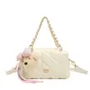 Bolso Boston estilo Chanel transfronterizo para mujer, nuevo modelo 2026, súper popular, de alta gama, lujo ligero, bolso bandolera de cadena de nicho