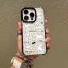 Capa de celular de cachorrinho de desenho animado fofo para estudantes, adequada para iPhone 15/16 PLUS, capa macia de TPU transparente, atacado e feita sob medida