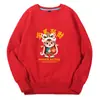 Sudadera 2026 Año del Caballo para Hombres y Mujeres, Conjunto de Pareja Cuello Redondo, Ropa Roja para el Año de Nacimiento, Evento de Fiesta de Año Nuevo, Algodón de Manga Larga