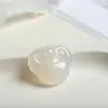 Colgante de Ágata Natural de la Paz Buda Jade Patrón de Nube Candado Nuevo Estilo Chino Guanyin Bolsa de Dinero Colgante de Jade
