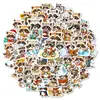Nuevos 56 Lindos Pegatinas de Mapache Graffiti Dibujos Animados Paquete de Expresiones de Animales Pegatinas Decorativas Divertidas Lote