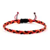 Comércio Exterior Transfronteiriço Joias Corda de Cera Trançada Pulseira de Mão Brinquedo Pulseira Trançada de Três Fios Colorida Cruzada Conjunto Ajustável para Casal
