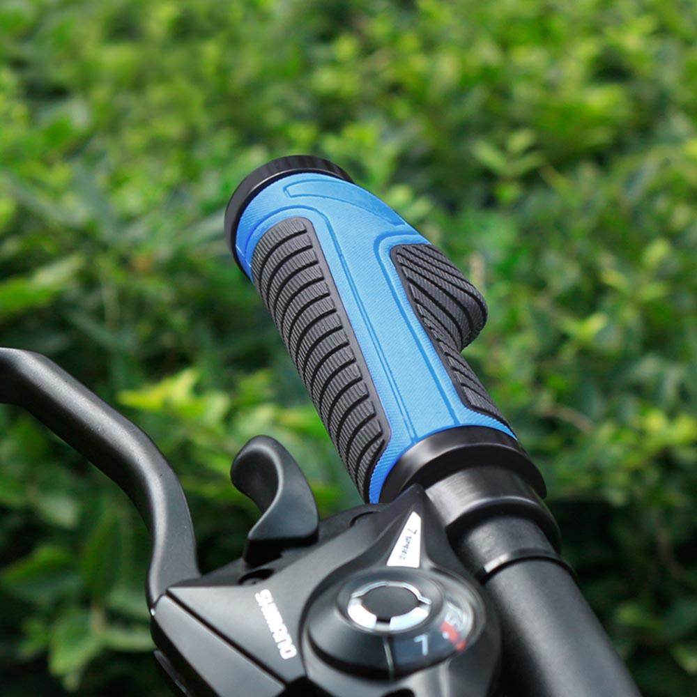 Bicycle Handlebar Grips MTB Road Bike Double Lock Rubber Grips 131*32*44mm Shock-absorbing Cycling Handle Ergonomic Handle Bar