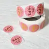 Exportación Transfronteriza 500 Hojas/Rollo Rama de Olivo Estampado en Caliente Pegatinas de Gracias Sellado de Empaque de Regalo Sobre Decorativo Pegatinas de Etiqueta