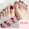 Adesivos europeus e americanos para unhas dos pés em gel sem cura, à prova d'água, brilhantes, estampa de leopardo, adesivos franceses com gradiente para unhas dos pés, adesivos de nail art