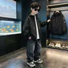 Chaqueta de otoño para niño 2026 nuevo estilo, genial y elegante para niños mayores, chaqueta infantil de moda para primavera y otoño
