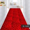 Alfombra sencilla recortable para puerta de entrada, pasillo, escaleras, 3D, larga, para el hogar y el hotel.