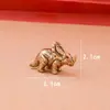 Mundo Jurássico Animal Dinossauro Desktop Pequenos Enfeites Antigo Casa Animal de Estimação para Chá Decoração Pequenos Artesanatos de Bronze Atacado
