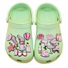 Sapatos Casuais Rosa para Menina Transfronteiriços Flor Fivela de Sapato Tamancos Acessórios Decorativos PVC Praia Buraco Bolsa Acessórios de Sapato DIY