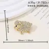 Colección de Año Nuevo 2026: Broche de Cordero del Zodiaco Dorado, un pasador elegante y con estilo para mujer, perfecto como accesorio o regalo de Año Nuevo