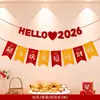 Dia de Ano Novo, Festival da Primavera, Véspera de Ano Novo, Ano do Cavalo, Decorações de Ano Novo, Pingentes para Parede de Fundo da TV da Sala de Estar na Véspera de Ano Novo, Disposição de Couplets