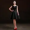 (Lugar) vestido de noche corto 2021 Nuevo vestido de fiesta coreano vestido de dama de honor hermana modelo sala de muestras colgado