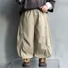 Calças Jogger de Outono para Meninos 2026 Novo Estilo Roupa Infantil Calças Casuais Bonitas com Corte Curvo Calças Longas Versáteis e Largas para Bebês