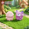Figuritas de pequeños monstruos de dibujos animados coloridos, accesorios de resina, decoraciones DIY para paisajismo de jardines, pequeños adornos de escritorio