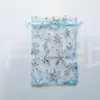 Bolsas de malla en stock, bolsas de malla de copo de nieve multicolor, bolsas con cordón, bolsas de organza, bolsas transparentes para empaque de regalos y joyería